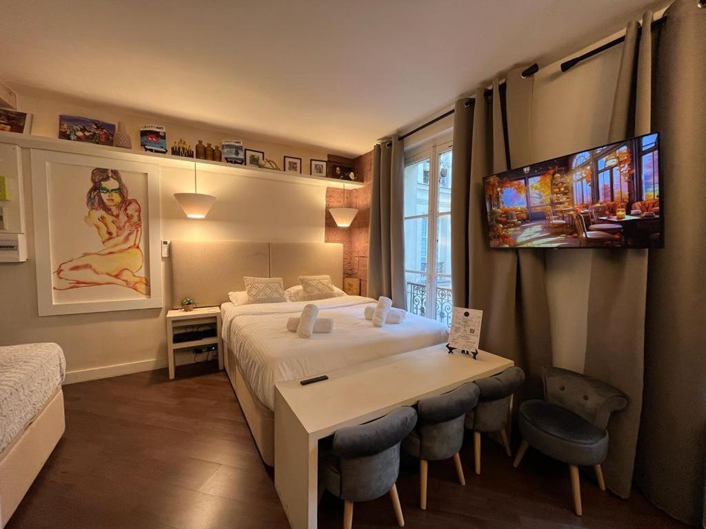Apartament Studio Pompidou - Rue Des Temples 3 Places Paryż Zewnętrze zdjęcie