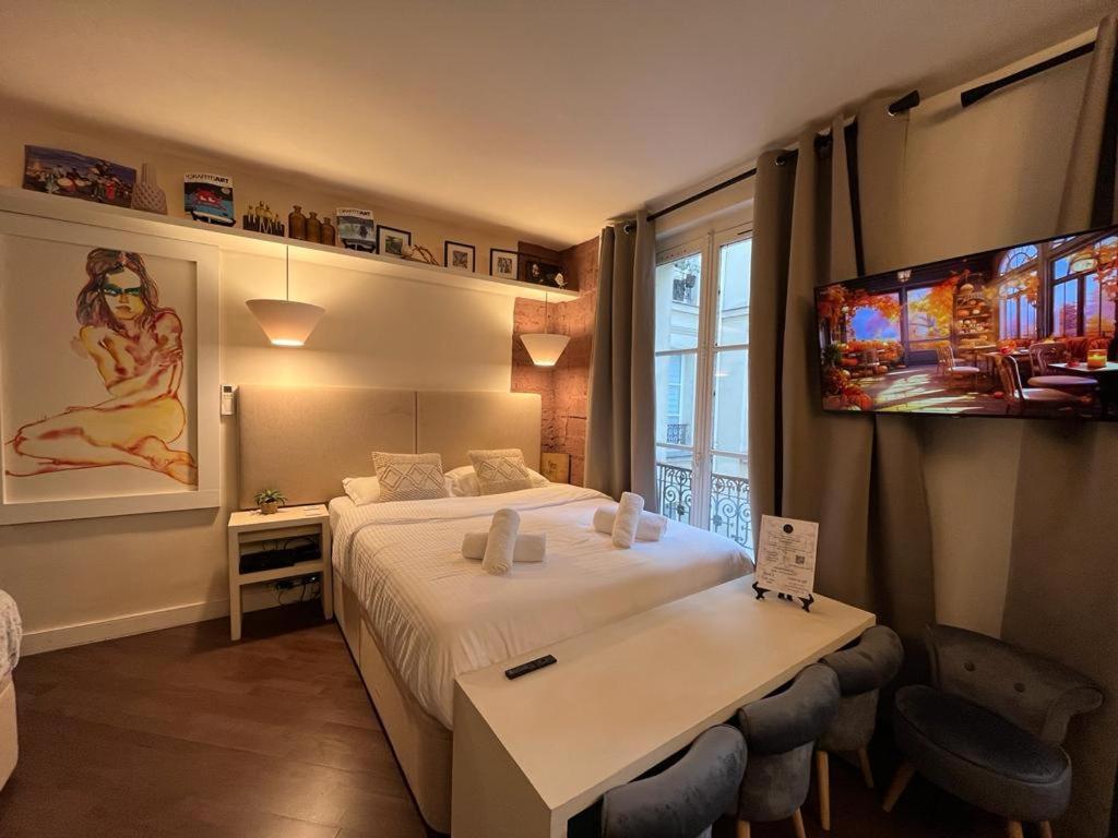 Apartament Studio Pompidou - Rue Des Temples 3 Places Paryż Zewnętrze zdjęcie